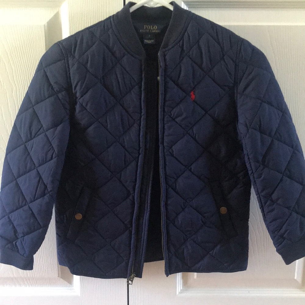 Boys Ralph Lauren Polo light puffer jacket size7